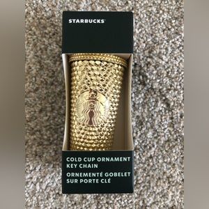 Starbucks cold cup ornament keychain